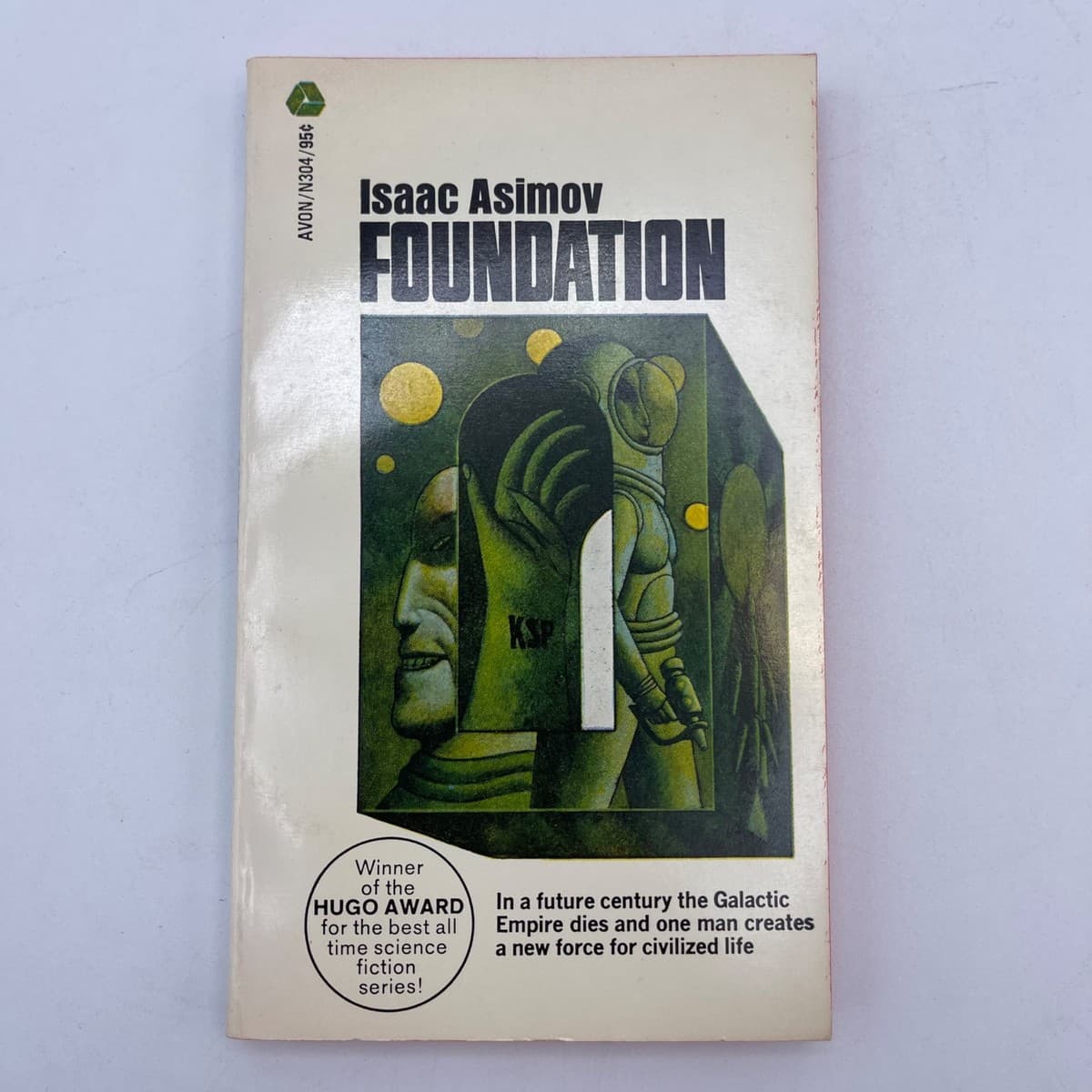 Foundation Isaac Asimov, First Edition Classic Vintage Science Fiction Paperback — view 1
